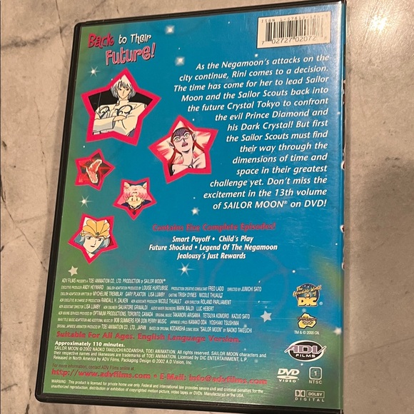 Sailor Moon Time Travelers DVD - Picture 2 of 4